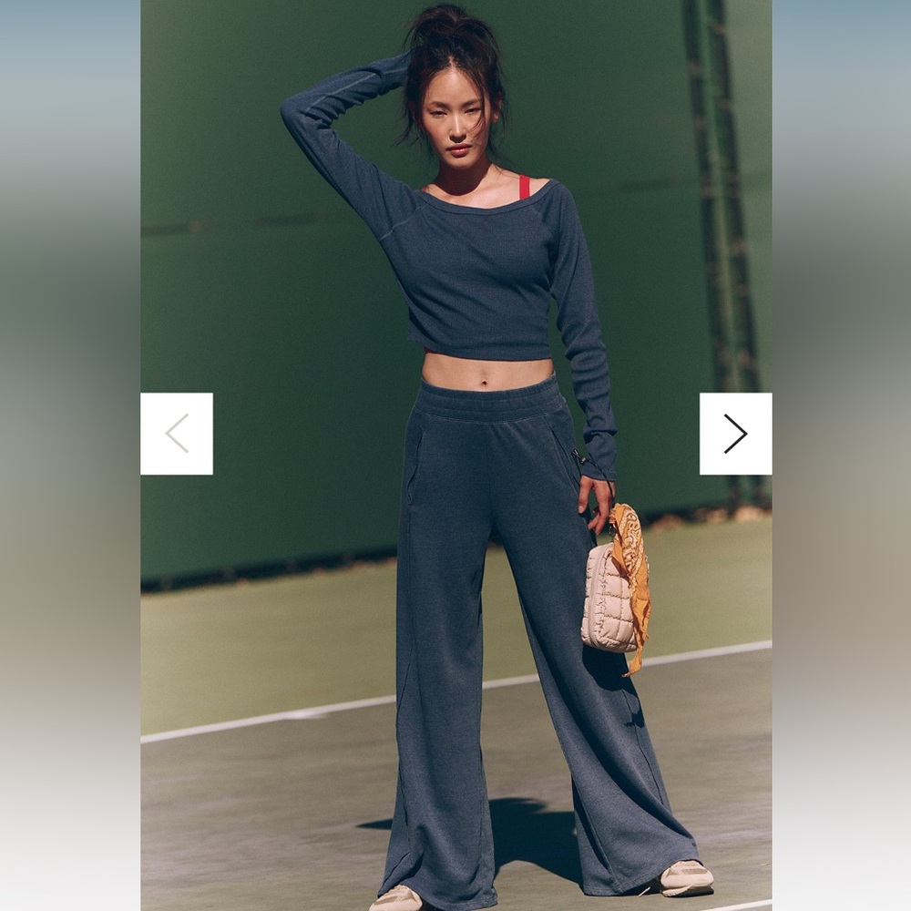 Sold out online, NWT Free People movement Go To Long sleeve Set